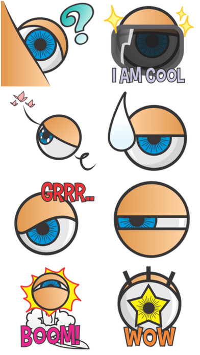 Eyes Emoji - Stickers! screenshot 4
