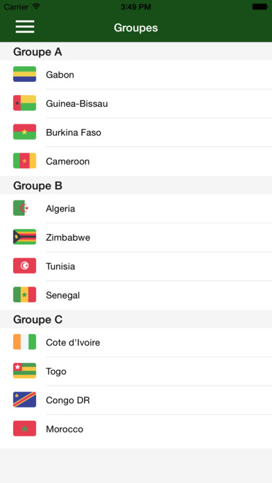 Coupe Africa 2017 screenshot 3