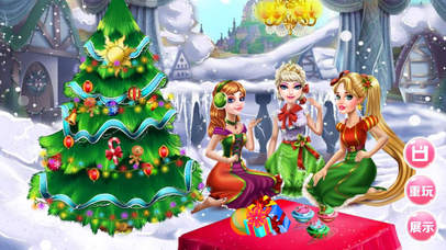 圣诞节闺蜜聚会-公主化妆换装女生游戏 screenshot 2