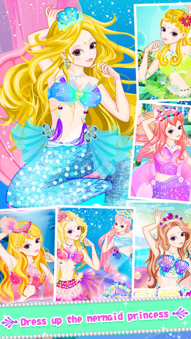 Mermaid Princess Ball - Girl Makeup Game screenshot 2