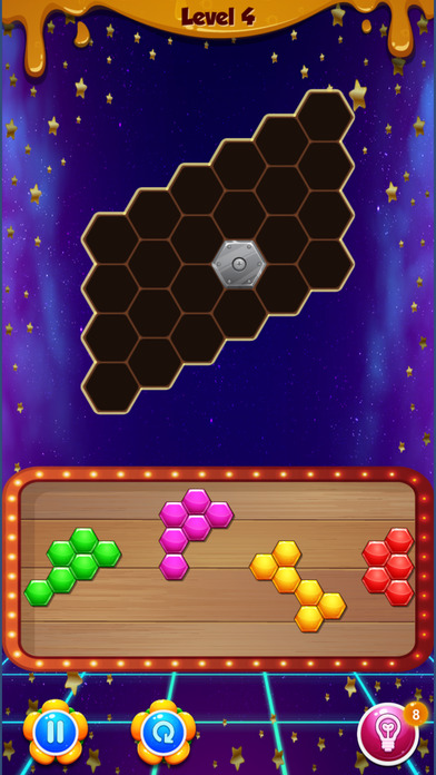 Hexa Gems Fit Blocks Puzzle screenshot 4