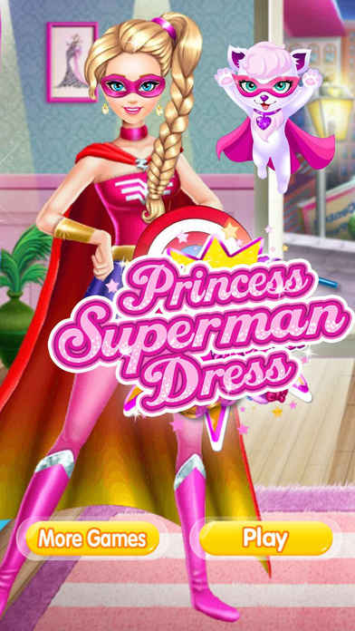 Princess Superman Dress: Games for Girls screenshot 2