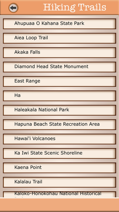 Hawaii Campgrounds & Hiking Trails Offline Guide screenshot 3
