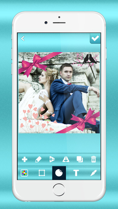 Wedding Pics Decor – Frames & Stickers screenshot 3