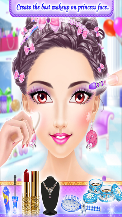 Royal Princess Spa Salon - Make Up Me Game screenshot 4