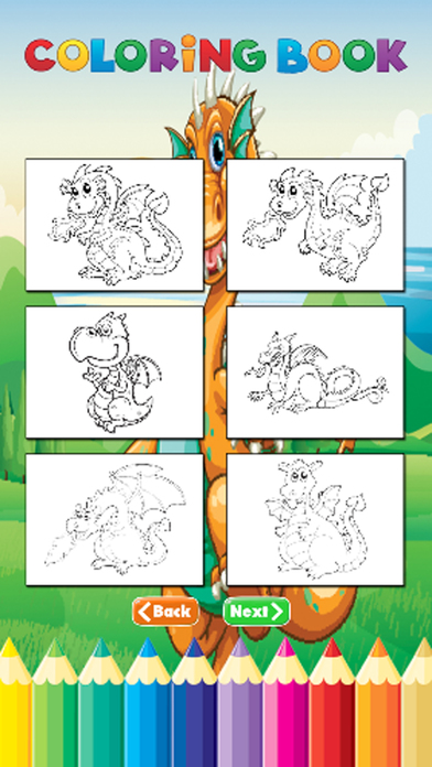 Dragon Art Coloring Book - Activities for Kid screenshot 4