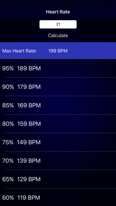 Max Heart Rate Calculator for Fitness and Exercise screenshot 2