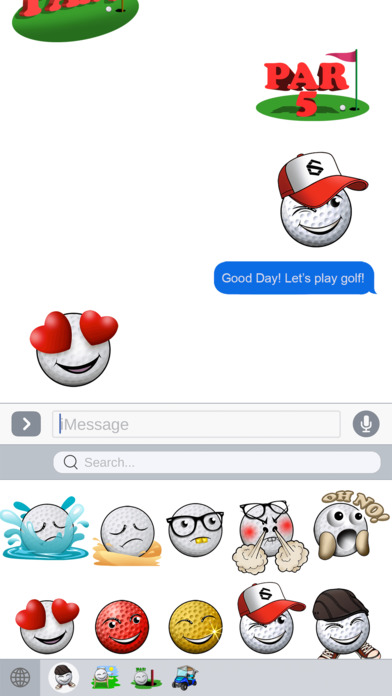 theLinks Golf Emoji screenshot 2