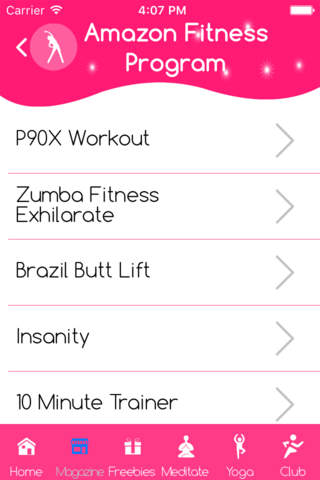 Exercise program for women screenshot 4