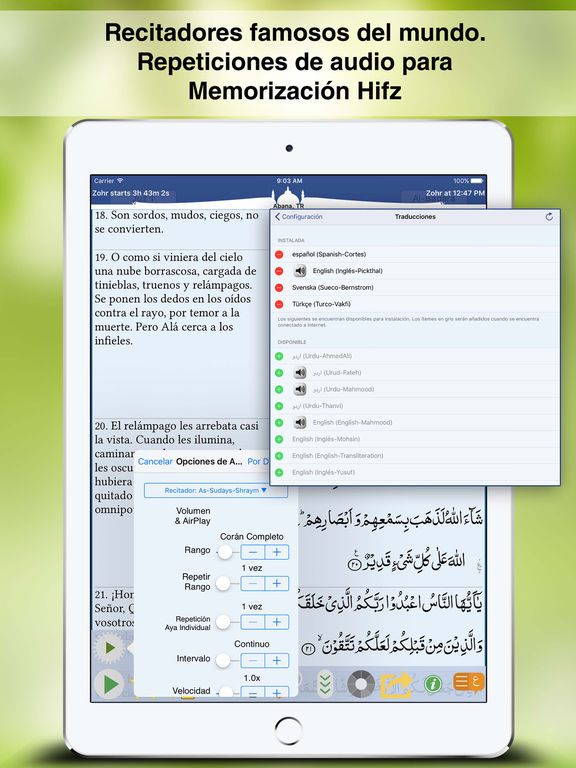 Captura de pantalla del iPad 2