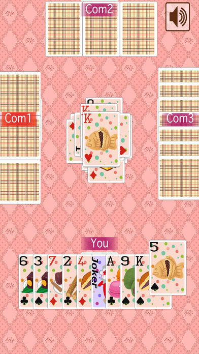 Old Maid Sweets (Playing card game) screenshot 2
