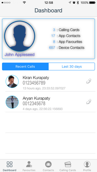Smart Caller - CallingCard Mgr screenshot 2