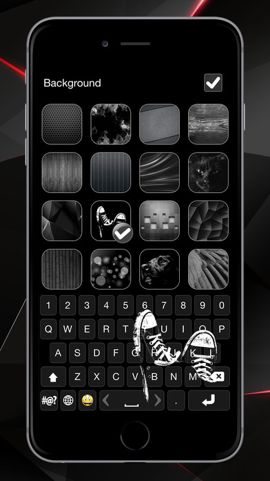 Black Keyboard with Dark Themes screenshot 3