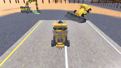 Modern Road Constructor Bulldozer Crane Simulator screenshot 2