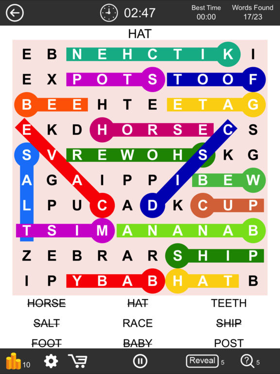 Word Search Pro words finder Puzzlescreeshot 5