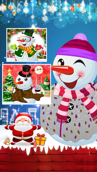 Christmas Snowman Decoration -Fashion dress screenshot 2