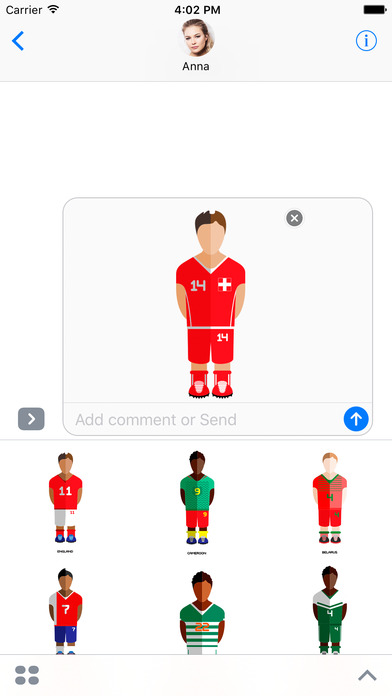 Soccer Team - Sticker Pack screenshot 2
