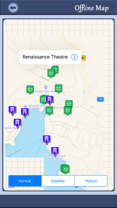 Hvar Island Offline Map Guide screenshot 4