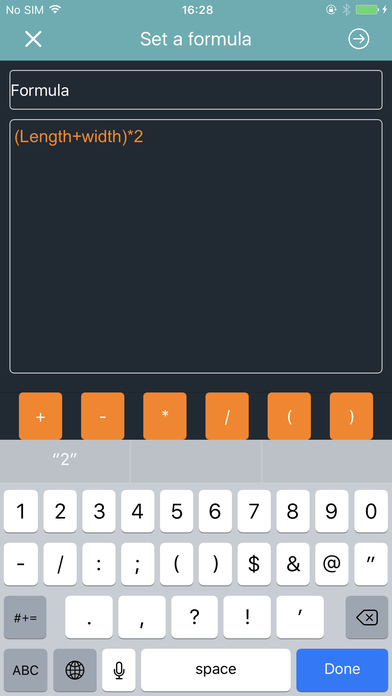 Formula Calculator Pro- Custom function Calculator screenshot 2