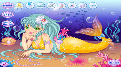 My Mermaid Beauty SPA Make up Best games for girls screenshot 3