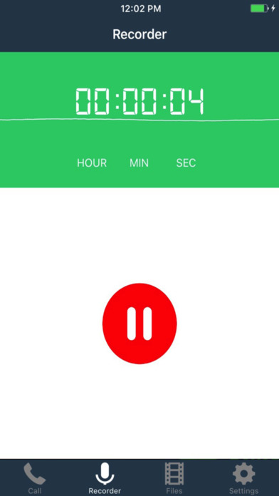 Automatic call or phone recording screenshot 2