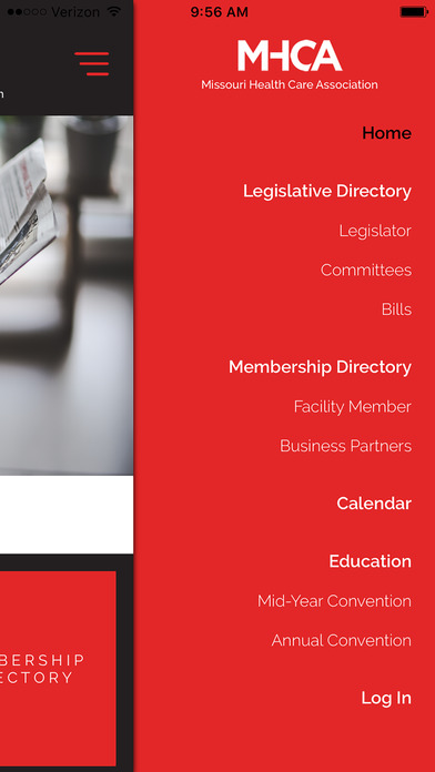 MHCA Membership App screenshot 2