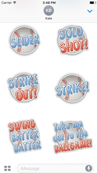 Fun Baseball Stickers screenshot 3