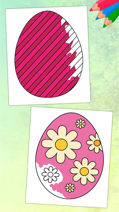 Easter eggs coloring pages for kids – Pro screenshot 3