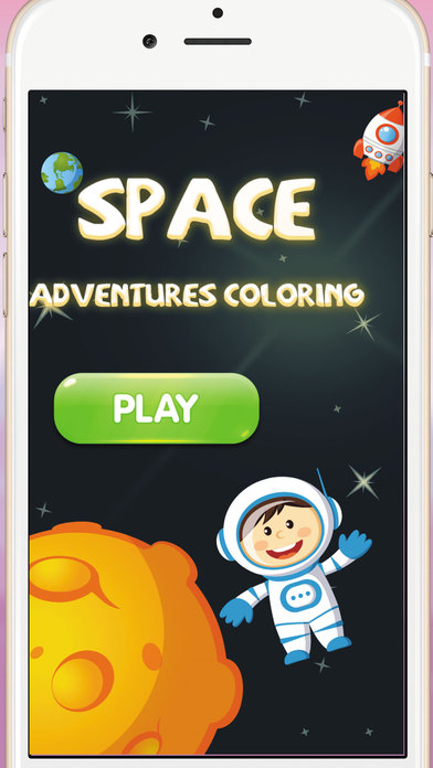 Space Adventure Coloring Book screenshot 2