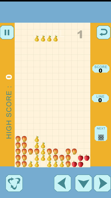 Tower Drop Fruit Frenzy - top mind puzzle screenshot 2