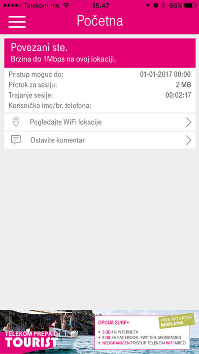 Telekom WiFi screenshot 2