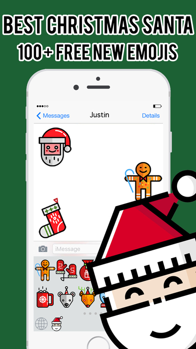 Christmas Santa Emojis - Merry Stickers Keyboard screenshot 2