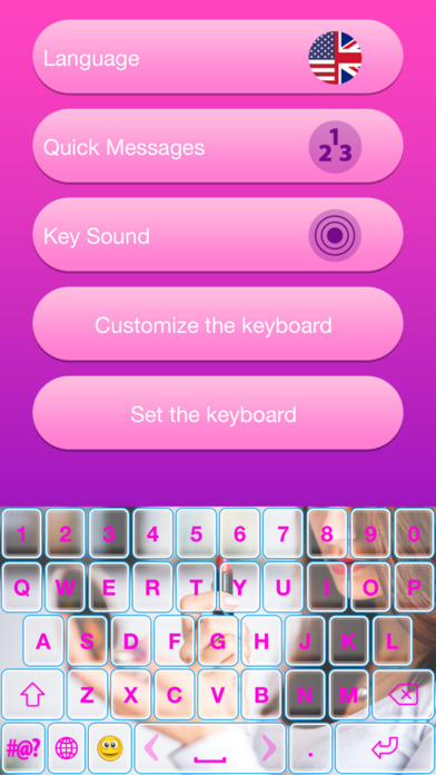 Photo Keyboard with Emoticons screenshot 3