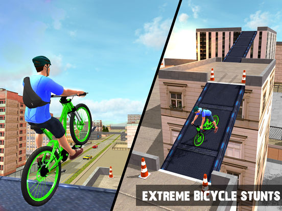 Rooftop Bicycle Stunts Simulator 2017 для iPad