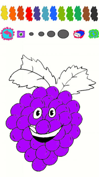 Grapes Kids Coloring Best Version screenshot 3