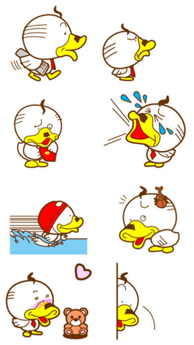 Funny Duckling > Stickers for iMessage! screenshot 4