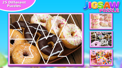 Sweet Donuts Jigsaw Puzzle - Sweet Logic Game screenshot 3