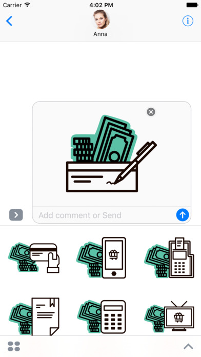 Moneymoji - Money Stickers for iMessage screenshot 2