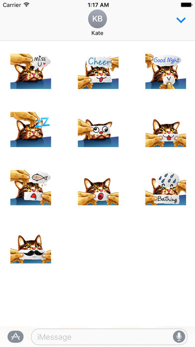 Cute Meme Cat Emoji Sticker screenshot 3