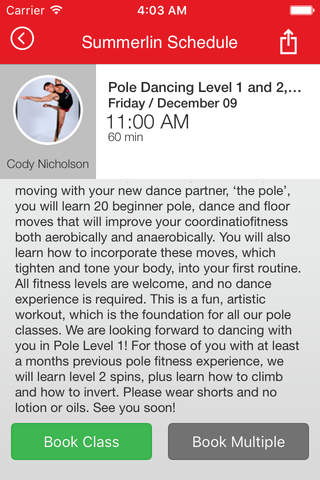 Pole Fitness Studio screenshot 4