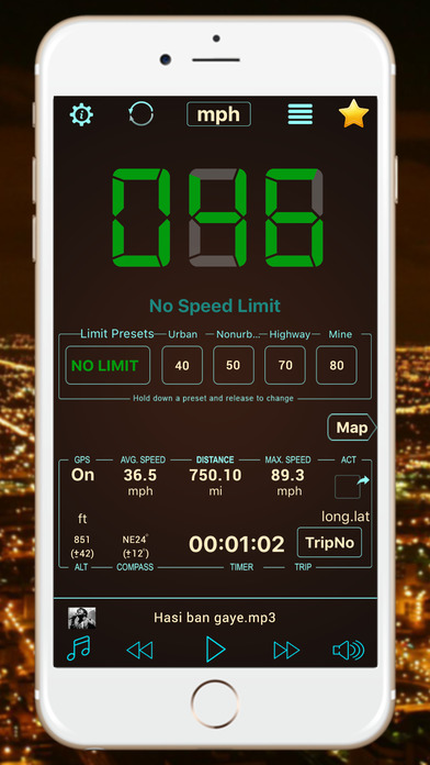 GPS Speedometer Free Speed Tracker screenshot 3