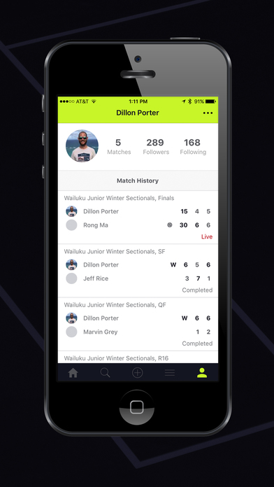 Forty30 - Score & Share Tennis Matches Live screenshot 3