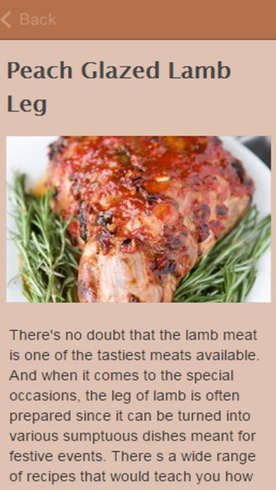 Leg Of Lamb Recipes screenshot 3