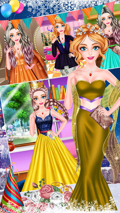 Winter Fashion show - Make up game for girls screenshot 3