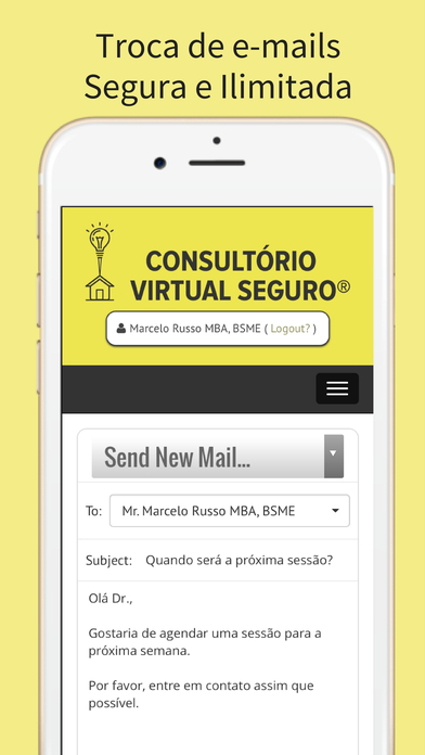 Consultório Virtual Seguro screenshot 2