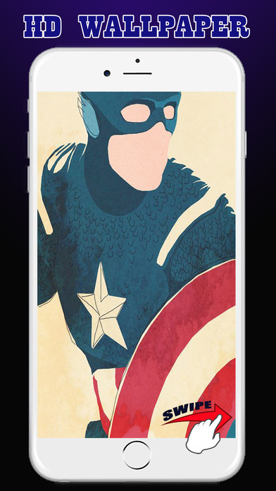 Superhero HD Wallpapers for Captain America Free screenshot 3