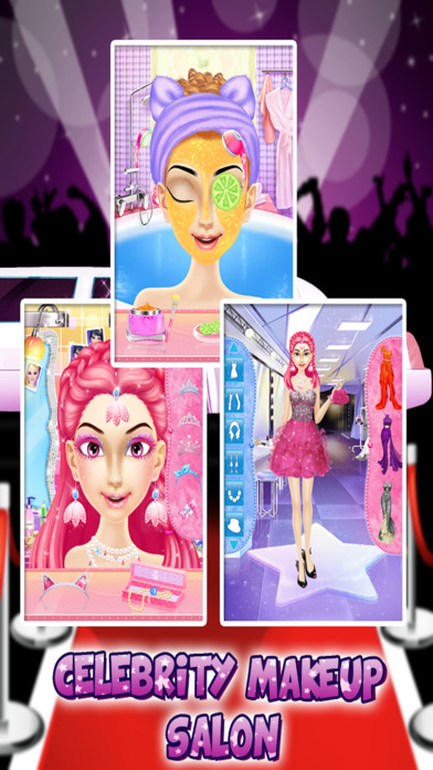 Celebritys Makeup Salon screenshot 2