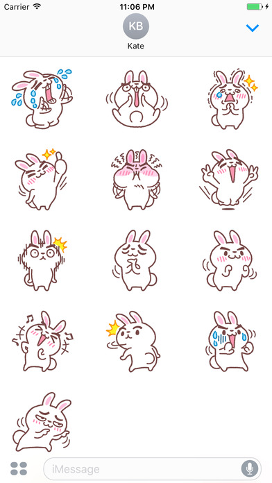 Lill The Funny In Love Bunny Sticker Vol 1 screenshot 3