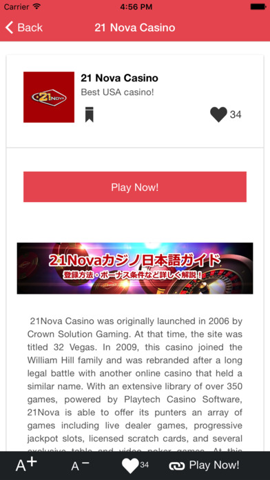 21 nova casino Guide - 21 nova casino tools screenshot 2