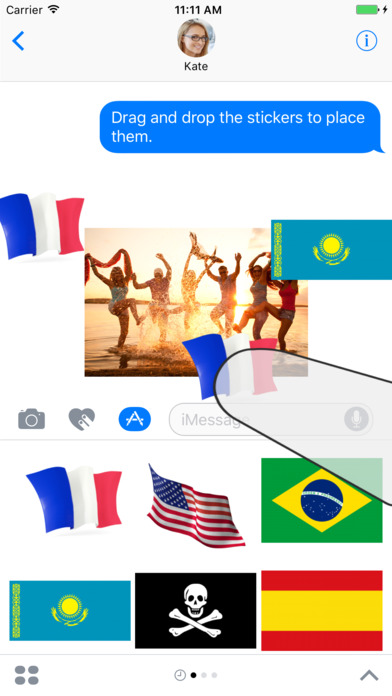 Flags of the World Sticker Pack screenshot 2